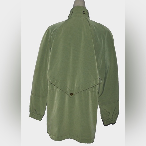 UTEX DESIGN SIZE S SMALL GREEN CHECKERED COAT JACKET WINDBREAKER - Picture 3 of 6